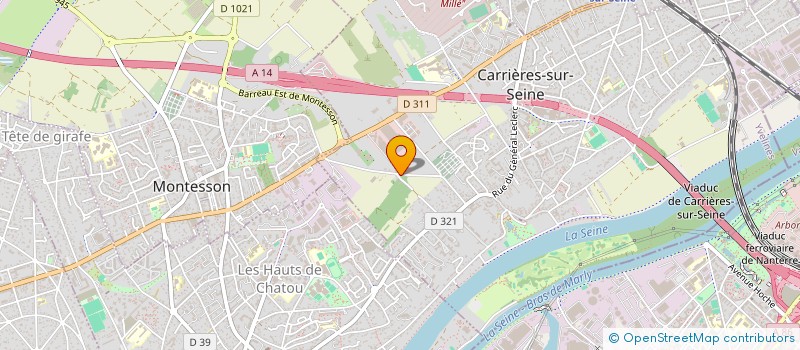 localisation de l'entreprise MONSIEUR PHILIPPE BRUNET  CARRIERES-SUR-SEINE