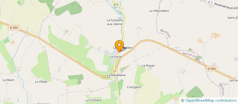 localisation de l'entreprise MONSIEUR PHILIPPE BRUNET  PERCHE-EN-NOCE