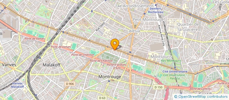 localisation de l'entreprise MONSIEUR PHILIPPE BRUNET  PARIS