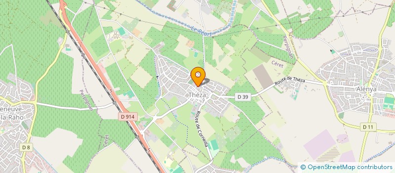localisation de l'entreprise MONSIEUR PHILIPPE BRUNET à THEZA