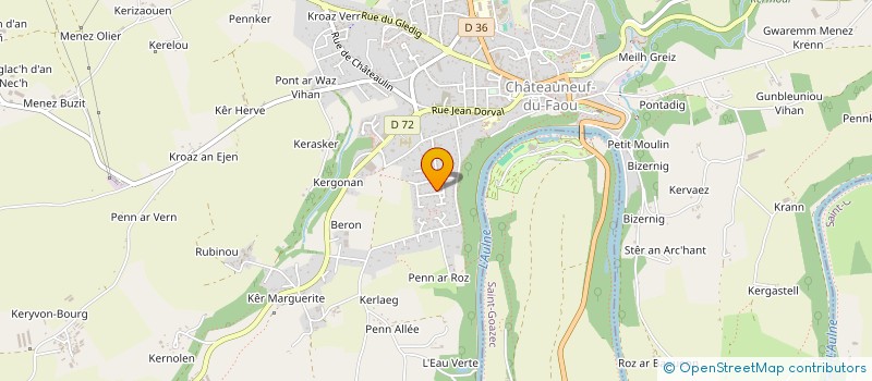 localisation de l'entreprise MONSIEUR PHILIPPE BRUNO SERY à CHATEAUNEUF-DU-FAOU