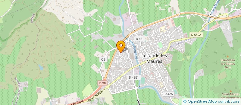 localisation de l'entreprise MONSIEUR PHILIPPE BRUTINEL à LA LONDE LES MAURES