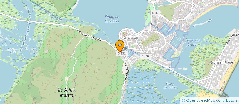 localisation de l'entreprise MONSIEUR PHILIPPE BRUYERE  GRUISSAN