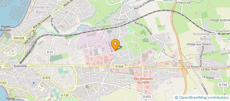 localisation de l'entreprise MONSIEUR PHILIPPE BUAT  YQUELON