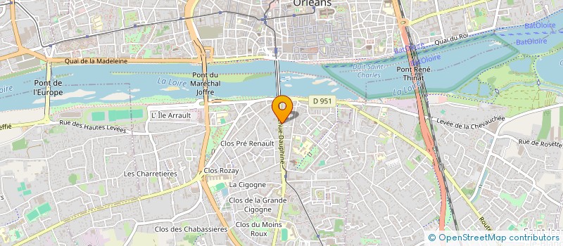 localisation de l'entreprise MONSIEUR PHILIPPE BUCHER à ORLEANS