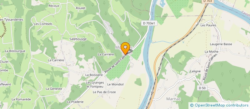 localisation de l'entreprise MONSIEUR PHILIPPE BUCHERON  COUX ET BIGAROQUE-MOUZENS