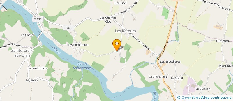 localisation de l'entreprise MONSIEUR PHILIPPE BUFFART-JOLY à PUTANGES-LE-LAC
