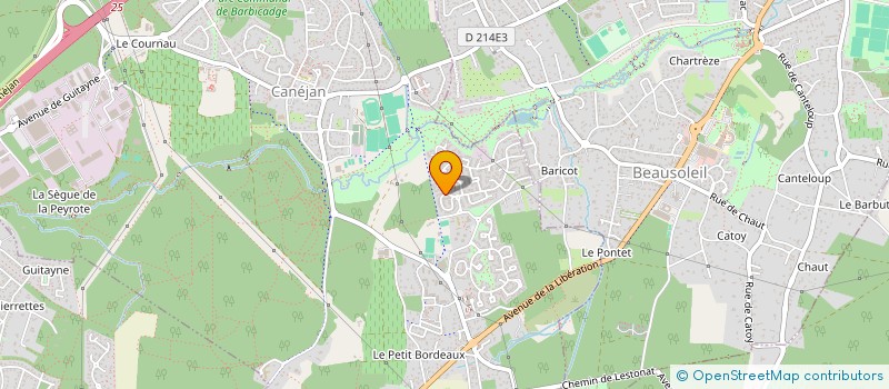 localisation de l'entreprise MONSIEUR PHILIPPE BUISSON  CANEJAN