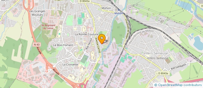 localisation de l'entreprise MONSIEUR PHILIPPE BULTE à CHARLEVILLE-MEZIERES