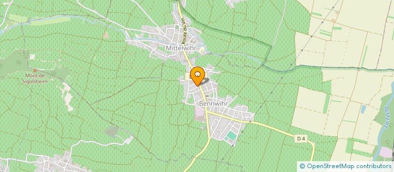 localisation de l'entreprise MONSIEUR PHILIPPE BUNNER  BENNWIHR