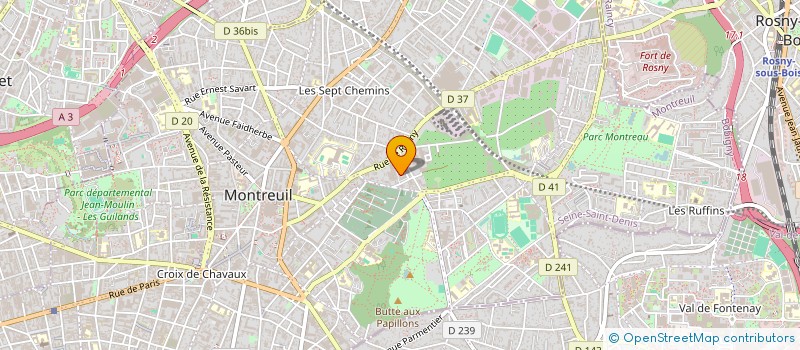 localisation de l'entreprise MONSIEUR PHILIPPE BUREL à MONTREUIL