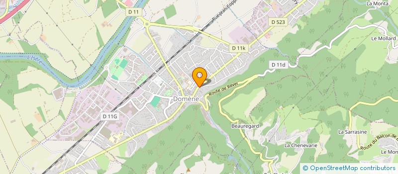 localisation de l'entreprise MONSIEUR PHILIPPE BURGI  DOMENE