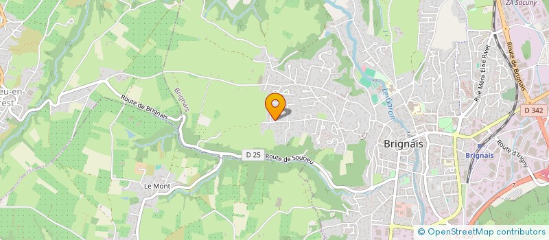 localisation de l'entreprise MONSIEUR PHILIPPE BURGUNDER  GIVORS