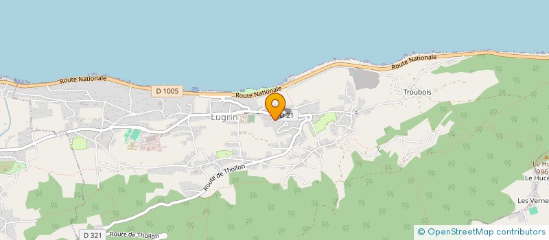 localisation de l'entreprise MONSIEUR PHILIPPE BURIN  LUGRIN