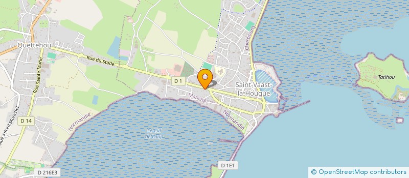 localisation de l'entreprise MONSIEUR PHILIPPE BURNOUF à SAINT-VAAST-LA-HOUGUE