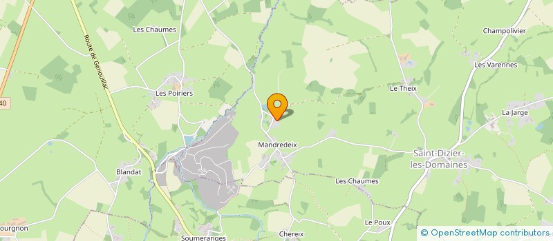 localisation de l'entreprise MONSIEUR PHILIPPE BURTE  SAINT-DIZIER-LES-DOMAINES