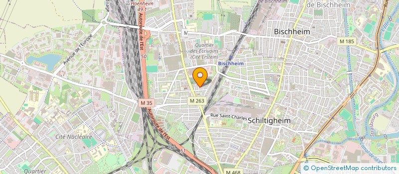 localisation de l'entreprise MONSIEUR PHILIPPE BUSSER  SCHILTIGHEIM