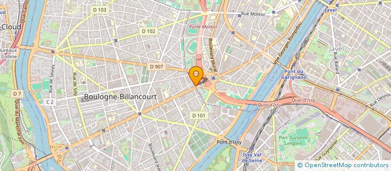 localisation de l'entreprise MONSIEUR PHILIPPE BUSSET à BOULOGNE-BILLANCOURT