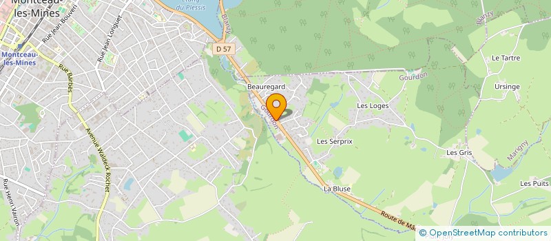 localisation de l'entreprise MONSIEUR PHILIPPE BUSSEUIL  GOURDON