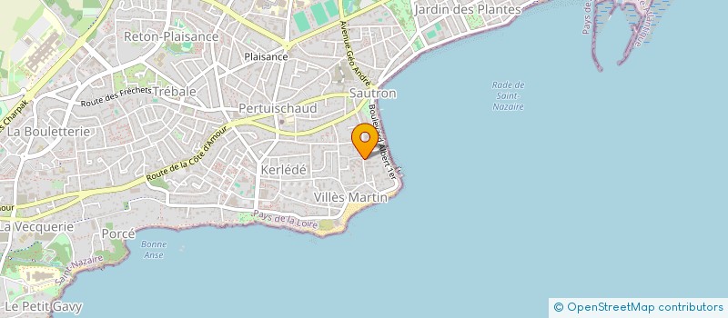 localisation de l'entreprise MONSIEUR PHILIPPE BUSSON  SAINT-NAZAIRE