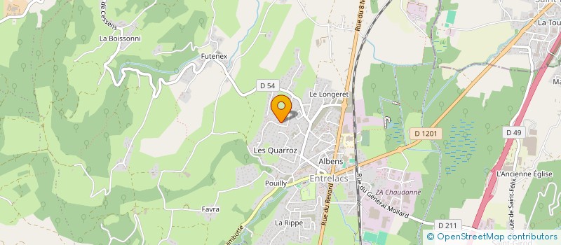 localisation de l'entreprise MONSIEUR PHILIPPE BUTEL  ENTRELACS