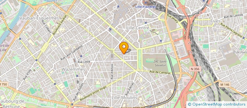 localisation de l'entreprise MONSIEUR PHILIPPE BUVAT à LILLE