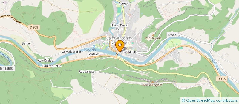 localisation de l'entreprise MONSIEUR PHILIPPE CABANES  SAINT-ANTONIN-NOBLE-VAL