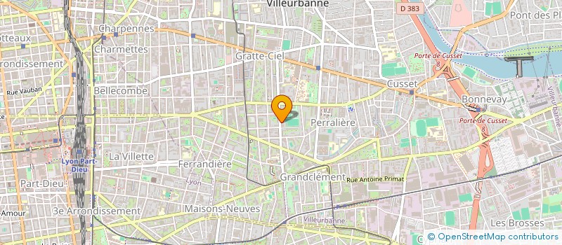 localisation de l'entreprise MONSIEUR PHILIPPE CABRERA  VILLEURBANNE