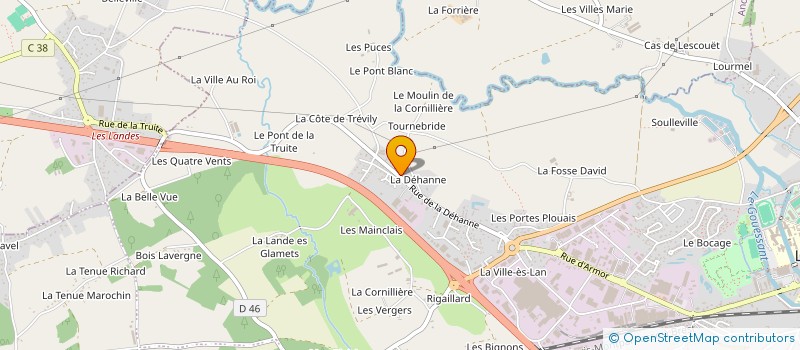 localisation de l'entreprise MONSIEUR PHILIPPE CABROL  LAMBALLE-ARMOR