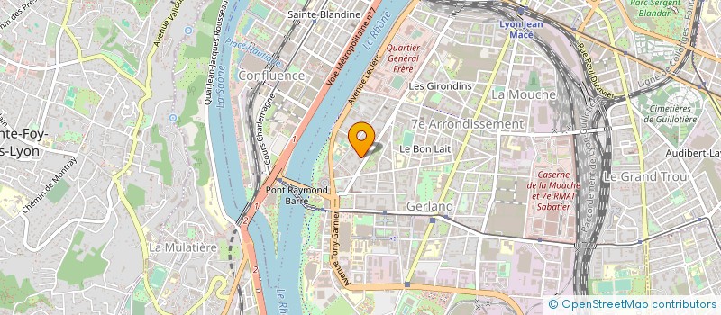 localisation de l'entreprise MONSIEUR PHILIPPE CACHARD  LYON