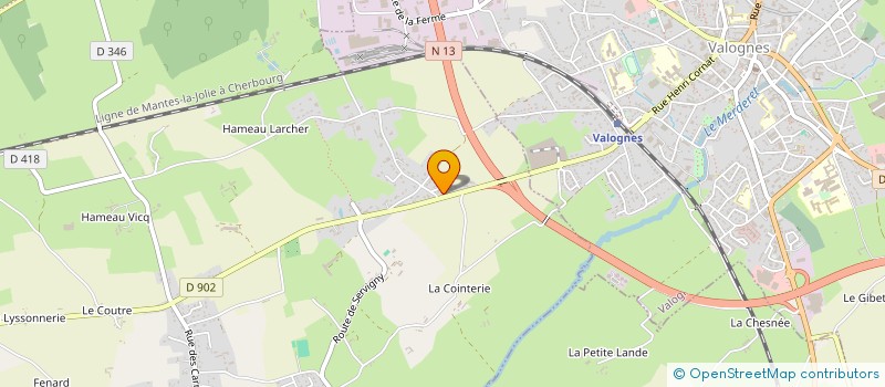 localisation de l'entreprise MONSIEUR PHILIPPE CADO  BRICQUEBEC-EN-COTENTIN