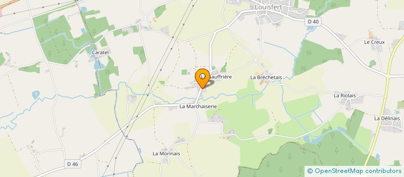 localisation de l'entreprise MONSIEUR PHILIPPE CADOU à LOUISFERT