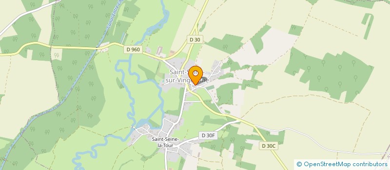 localisation de l'entreprise MONSIEUR PHILIPPE CAGNANT  SAINT-SEINE-SUR-VINGEANNE