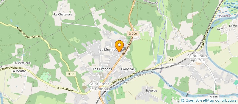 localisation de l'entreprise MONSIEUR PHILIPPE CAGNARD  SAINT-FRONT-DE-PRADOUX