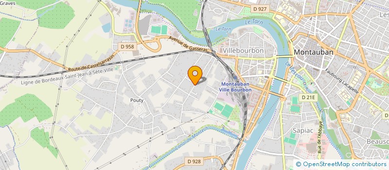 localisation de l'entreprise MONSIEUR PHILIPPE CAHUE  MONTAUBAN