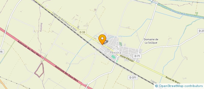 localisation de l'entreprise MONSIEUR PHILIPPE CAHUZAC  PEXIORA