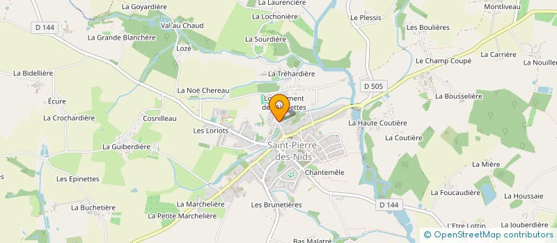 localisation de l'entreprise MONSIEUR PHILIPPE CAIL  SAINT-PIERRE-DES-NIDS