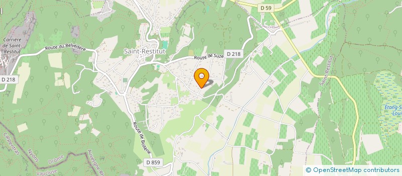 localisation de l'entreprise MONSIEUR PHILIPPE CAILLAUD  SAINT-RESTITUT