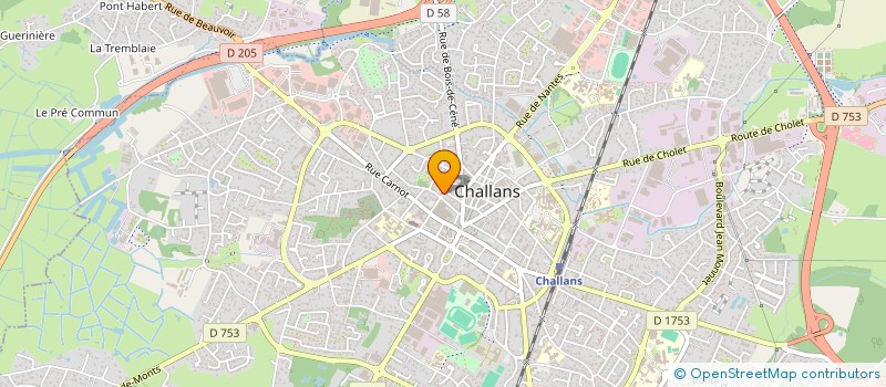 localisation de l'entreprise MONSIEUR PHILIPPE CAILLAUD à CHALLANS