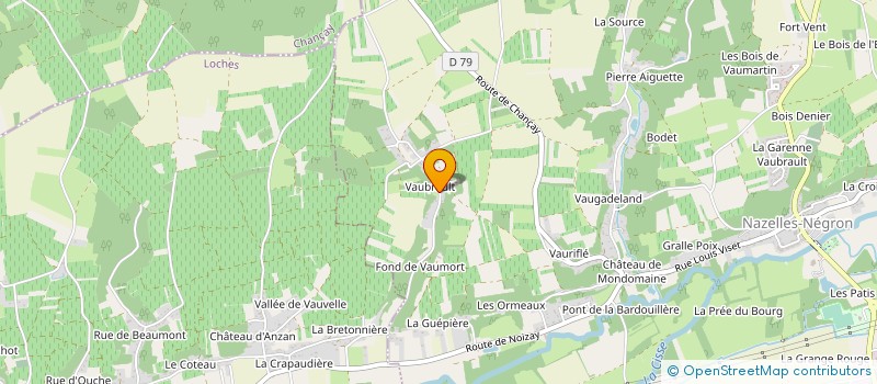 localisation de l'entreprise MONSIEUR PHILIPPE CAILLAUX  NAZELLES-NEGRON