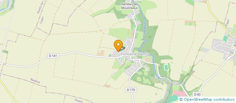 localisation de l'entreprise MONSIEUR PHILIPPE CAILLERE  FONTAINE-HENRY