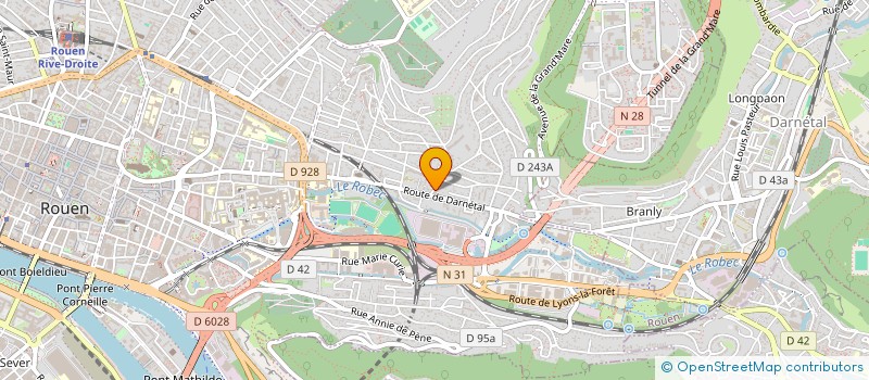 localisation de l'entreprise MONSIEUR PHILIPPE CAILLOU  ROUEN