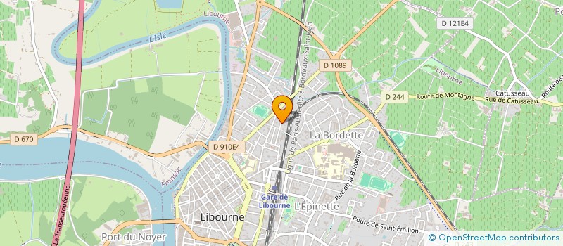 localisation de l'entreprise MONSIEUR PHILIPPE CALANDRAU à LIBOURNE