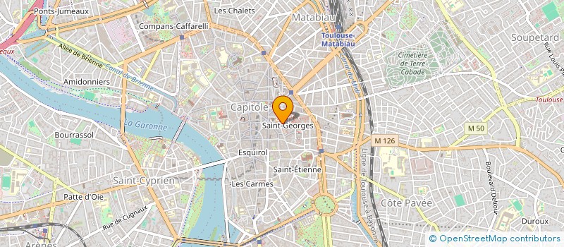 localisation de l'entreprise MONSIEUR PHILIPPE CALAZEL à TOULOUSE