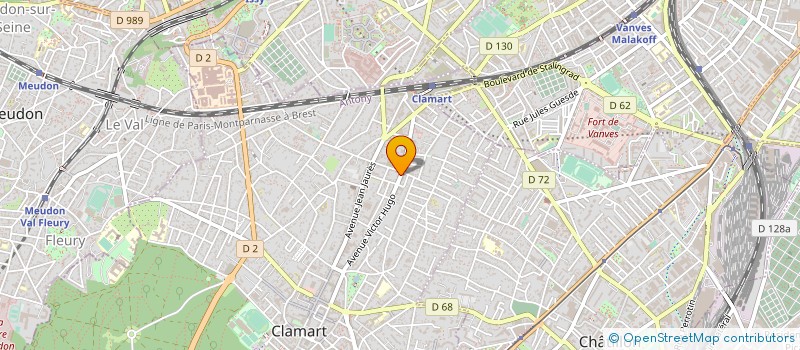localisation de l'entreprise MONSIEUR PHILIPPE CALIMLI à CLAMART