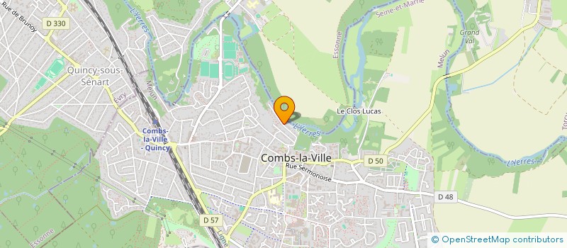 localisation de l'entreprise MONSIEUR PHILIPPE CALINOT  COMBS-LA-VILLE