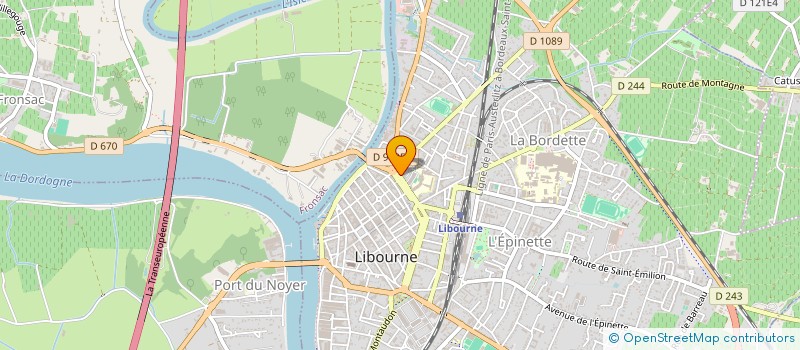 localisation de l'entreprise MONSIEUR PHILIPPE CALIOT à LIBOURNE