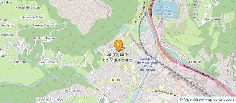 localisation de l'entreprise MONSIEUR PHILIPPE CALLETTI à SAINT-JEAN-DE-MAURIENNE