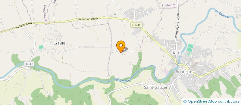 localisation de l'entreprise MONSIEUR PHILIPPE CALMELS  PUYBEGON