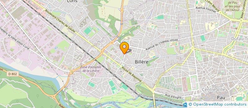 localisation de l'entreprise MONSIEUR PHILIPPE CALVO à BILLERE